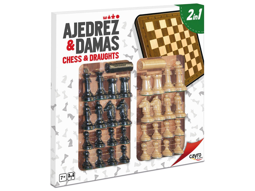 TABLERO AJEDREZ - DAMAS