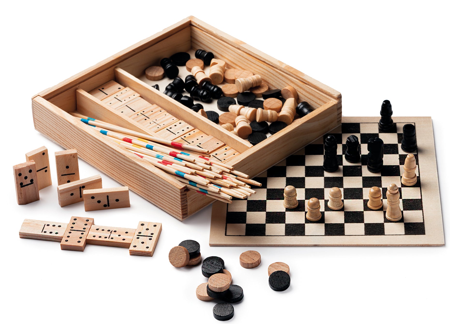 Set Minijuegos Madera