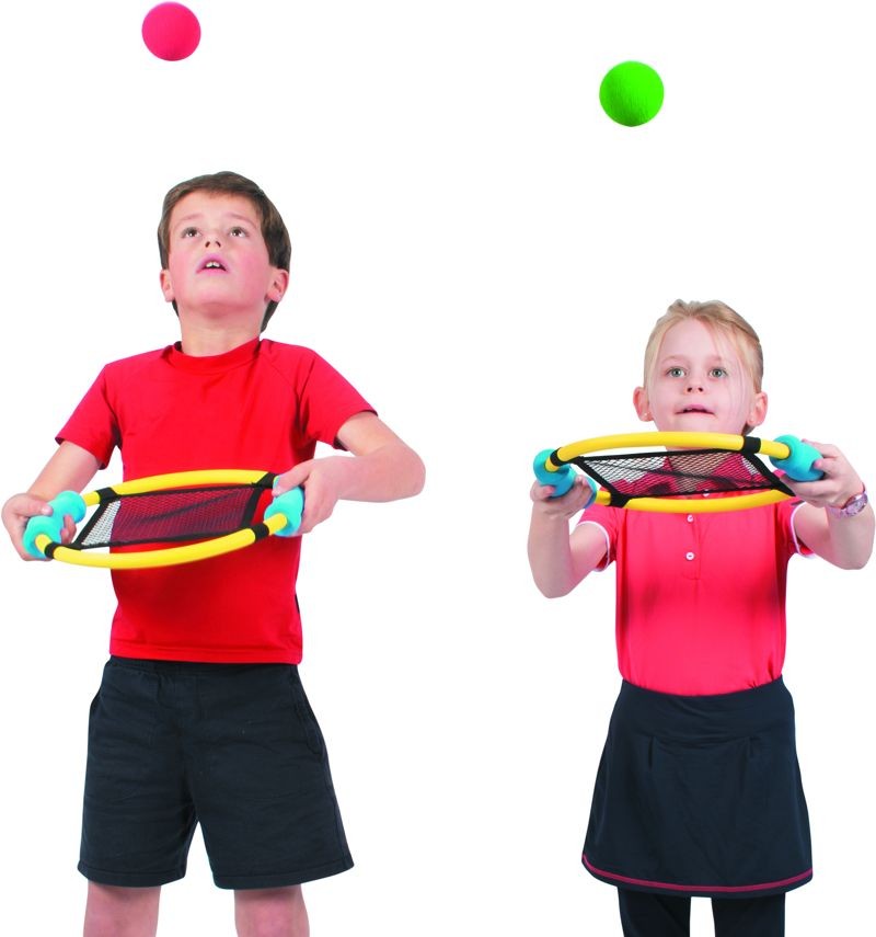 RAQUETAS SPRINGY JUEGO 6 RAQ. + 6 BOLAS