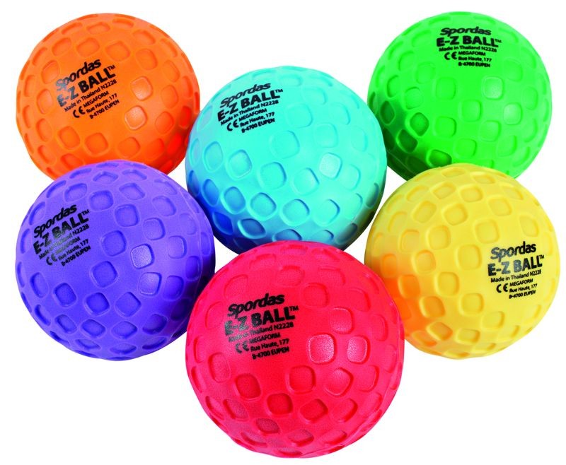 PELOTA E-Z. SET 6, 12 cm. 85 gr