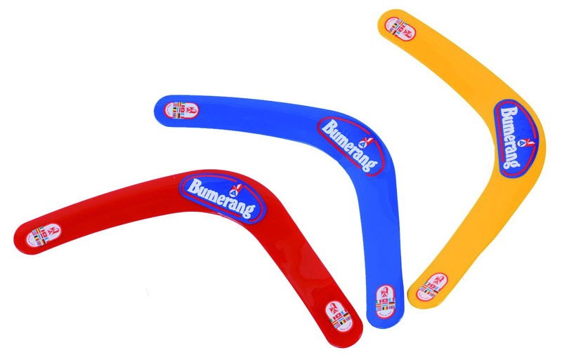 Boomerang Plástico