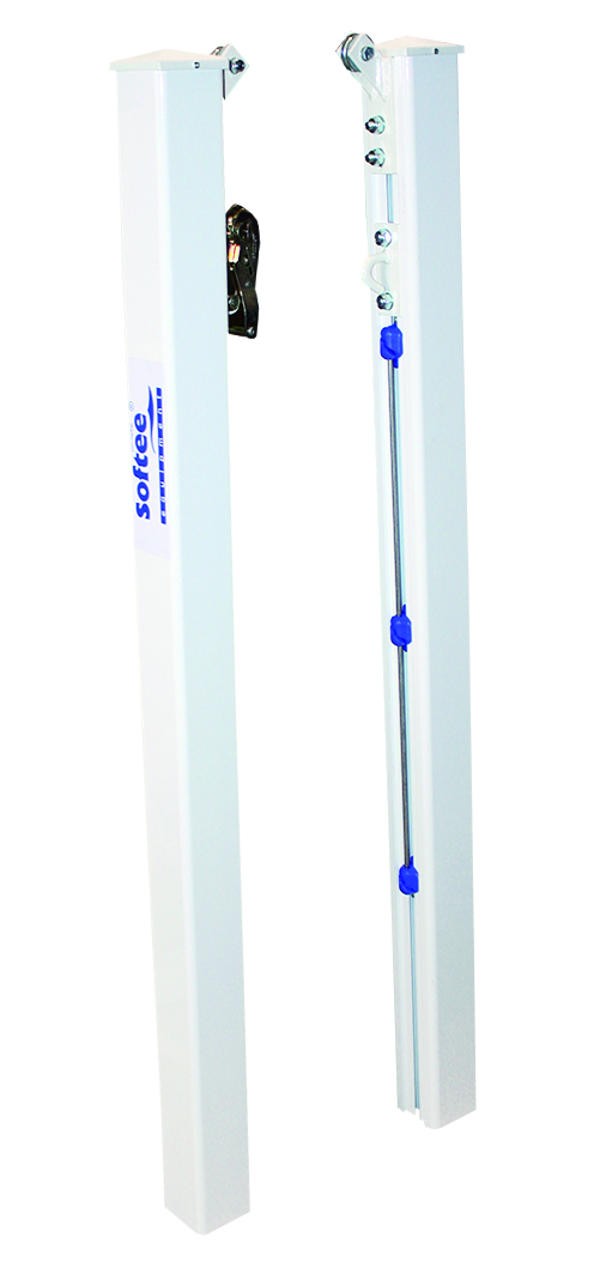 POSTES TENIS ALUMINIO FIJOS JGO.